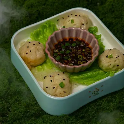 Mini baozi z wieprzowiną