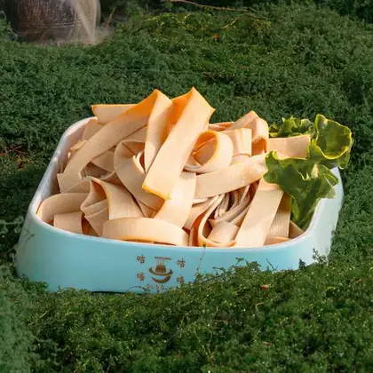 Skórka tofu w paskach